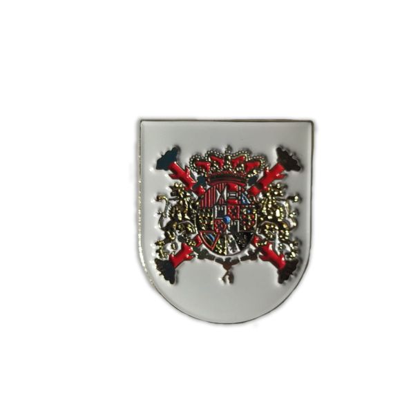 Insigne Emblème du Cours de Vexillologie de l'Institut d'Histoire et de Culture Militaire 30 x 25 mm.