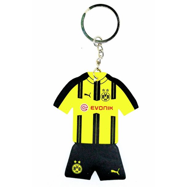 Llavero dos caras acolchado Borussia 7,5x6cm - Gemelolandia