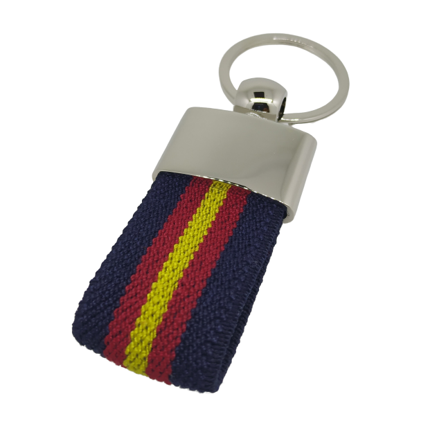 Llavero Lona Bandera España Blue 6x3 cm - Gemelolandia