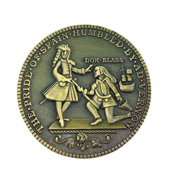 Moneda Blas de Lezo Replica Original 1741 01 - Gemelolandia