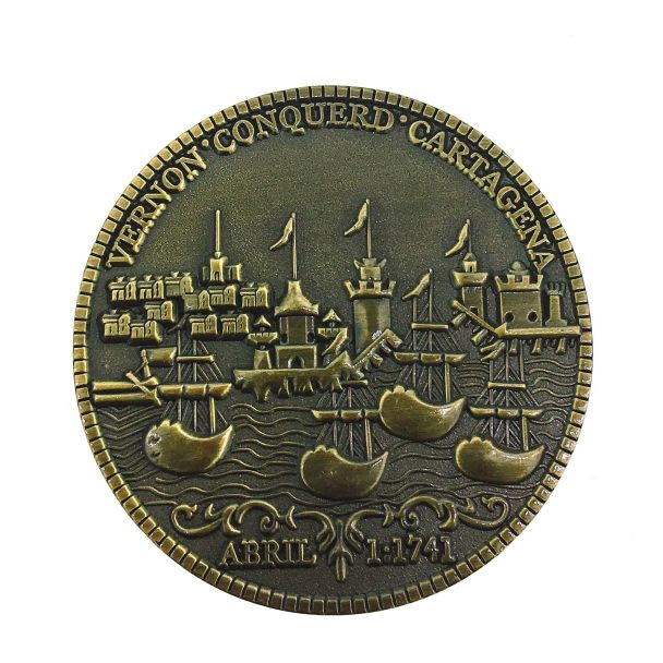 Moneda Blas de Lezo Replica Original 1741 02 - Gemelolandia