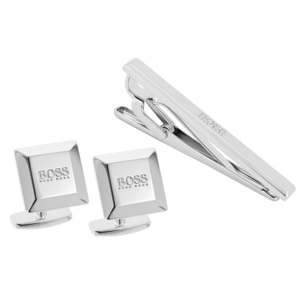 Pack Gemelos y Pasador BOSS modelo Nel and Tel - Gemelolandia
