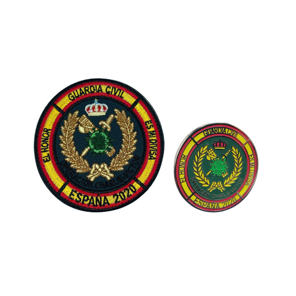 Pack Pin y Parche Operación Balmis 2020 Guardia Civil - Gemelolandia