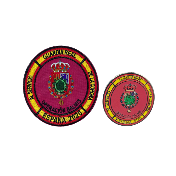 Pack Pin y Parche Operación Balmis 2020 Guardia Real - Gemelolandia