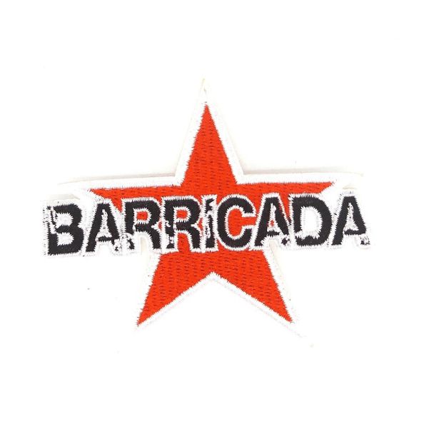 Parche Bordado Termoadhesivo Barricada 8x7cm-Gemelolandia
