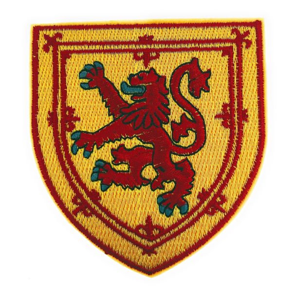 Parche Bordado Termoadhesivo Escudo de la Royal Scottish Flag 9cm x 8,5cm - Gemelolandia