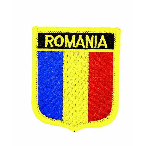Parche Termoadhesivo Bandera escudo Rumania 7x6 cm - Gemelolandia
