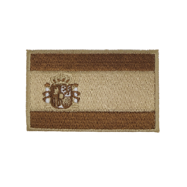 Parche Termoadhesivo Bandera España Marron 7,8x5cm - Gemelolandia