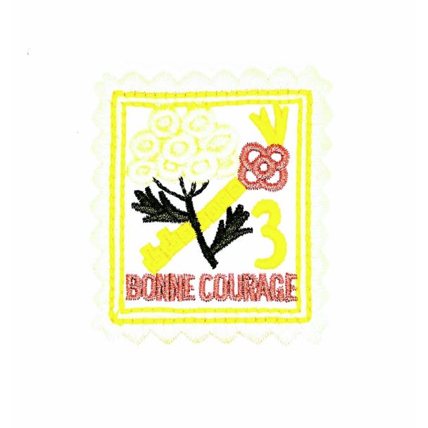 Parche Termoadhesivo Bonne courage  6,5x5,5 cm - Gemelolandia