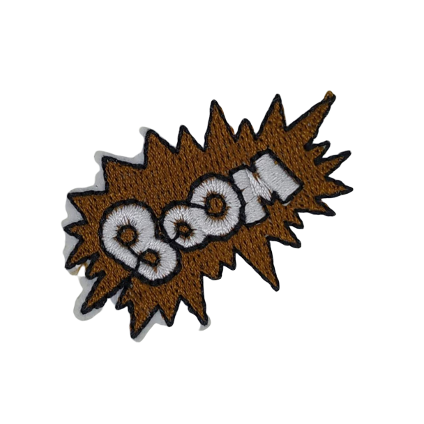 Parche Termoadhesivo Boom 5x3,5 cm - Gemelolandia