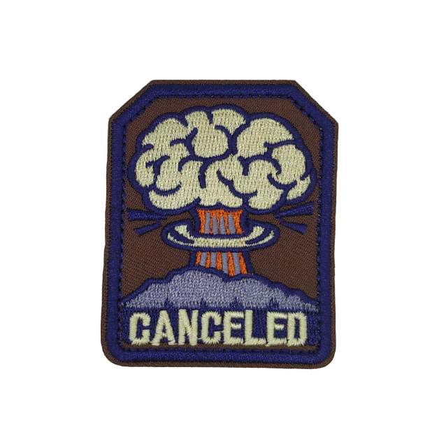 Parche Termoadhesivo Canceled 7x5,5 cm - Gemelolandia