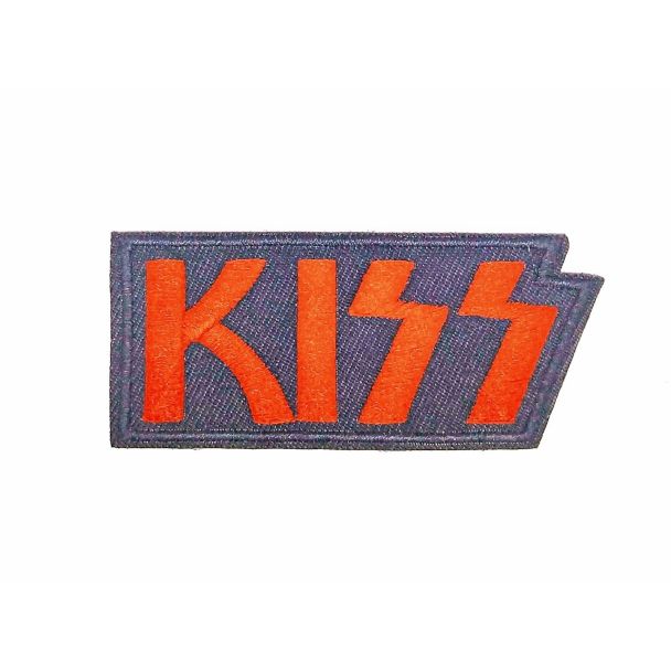 Parche Termoadhesivo Kiss red 7,5x3,5cm - Gemelolandia