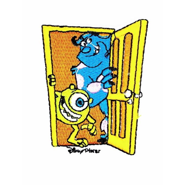 Parche Termoadhesivo Mike y Sulley 7,5x7cm