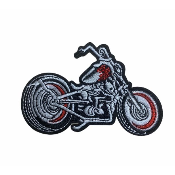 Parche Termoadhesivo Moto Chooper 11x6,5cm - Gemelolandia