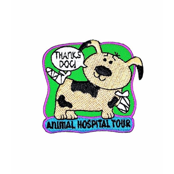 Parche Termoadhesivo Perro Veterinario 4,5x4,5 cm - Gemelolandia