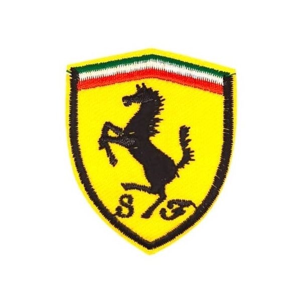 Parche Termoadhesivo S Ferrari 6x5cm - Gemelolandia