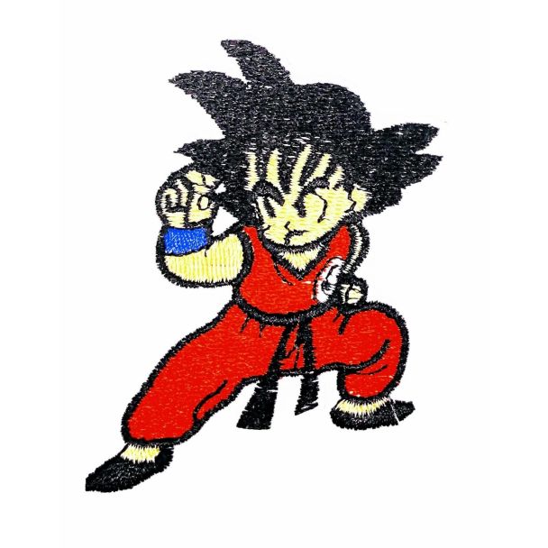 Parche Termoadhesivo Son Goku 8,5x6cm-Gemelolandia