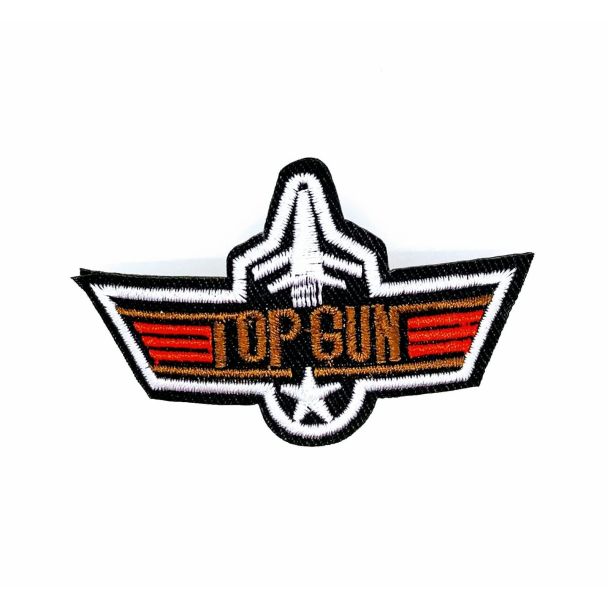 Parche Termoadhesivo Top Gun alas avión 7x4,5cm - Gemelolandia