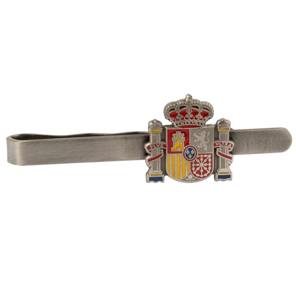 Spanish State Shield Tie Clip Steel 55mm