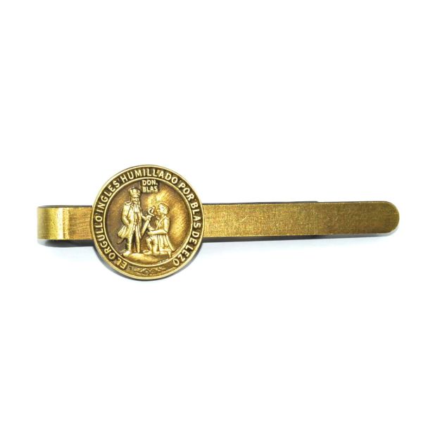 Pasador de Corbata Medalla de Blas de Lezo Homenaje Modelo Anverso 02