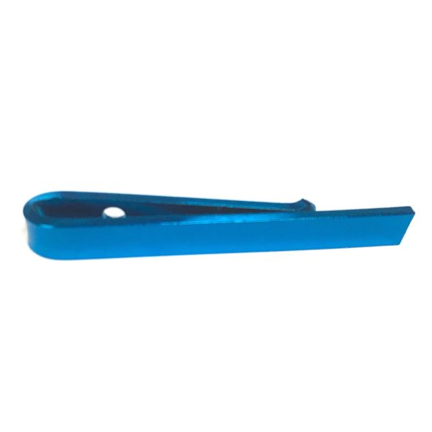 Pasador de Corbata Slim 4,3 cm Azul KLEIN 02