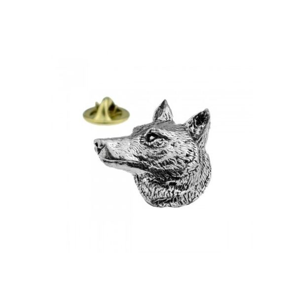 Pin de Solapa Cabeza de Lobo 30x28mm - Gemelolandia