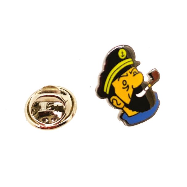 Pin de solapa Capitán Hadock 17x15 mm - Gemelolandia