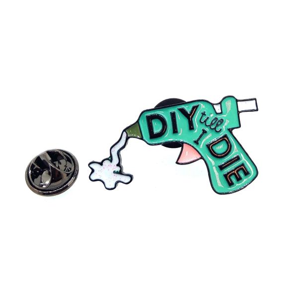Pin de Solapa DIY Till I DIE 35x20mm-Gemelolandia