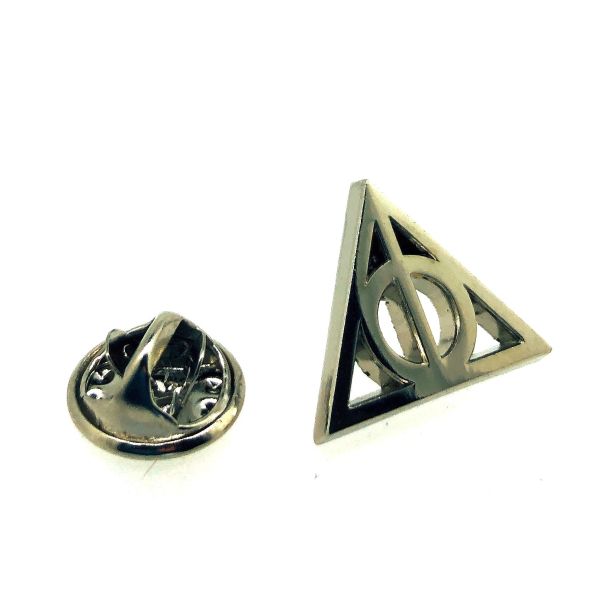Pin de Solapa Harry Potter Reliquias de la Muerte Acero 20mm-Gemelolandia