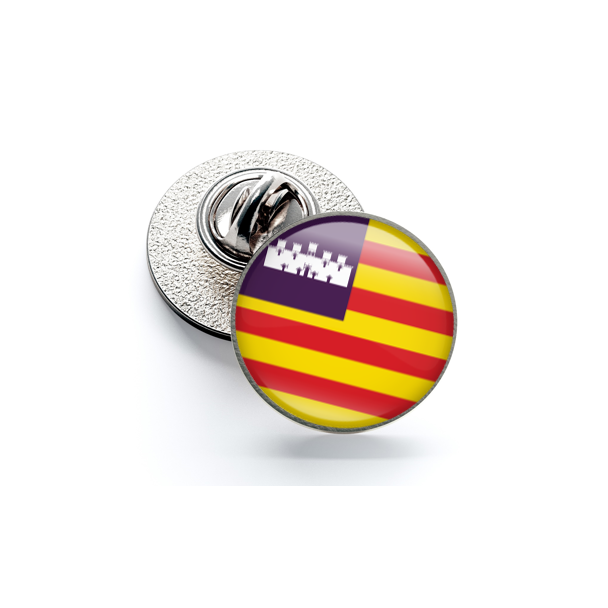 Pin de Solapa Magglass Bandera de Islas Baleares 16mm - Gemelolandia