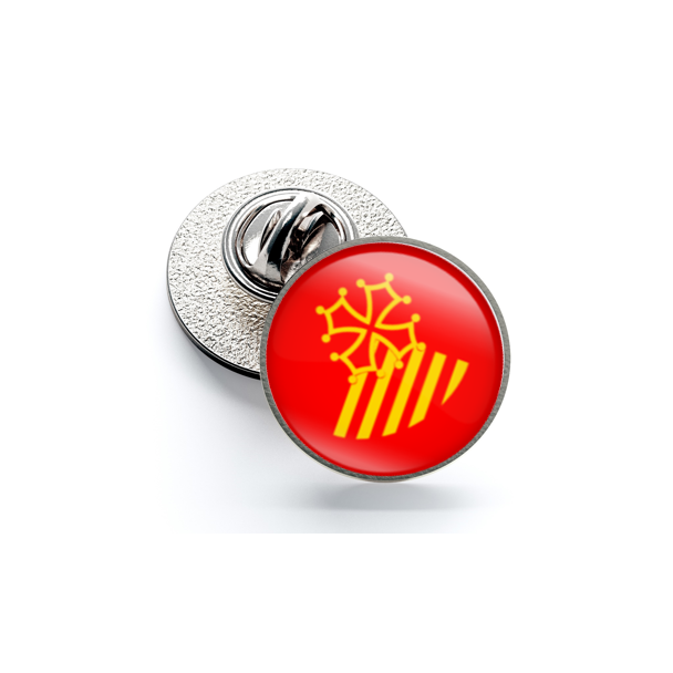 Pin de Solapa Magglass Banderas Regiones Francia Occitaine - Gemelolandia