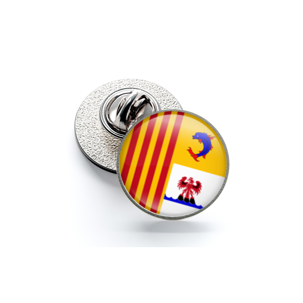 Pin de Solapa Magglass Banderas Regiones Francia Provence-Alpes-Cote d´Azur - Gemelolandia