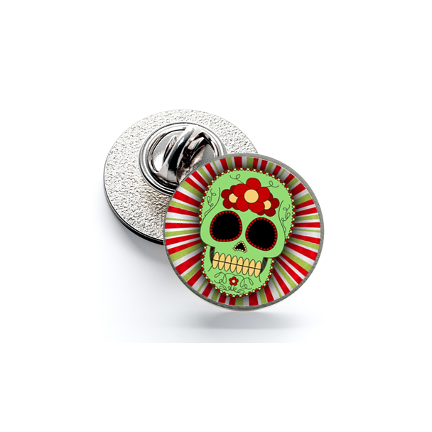 Pin de Solapa Magglass Calavera Catrina Nº16 16mm - Gemelolandia