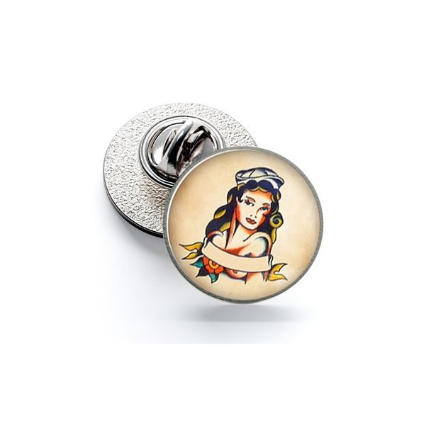 Pin de Solapa Magglass Vintage Tattoo Nº40 16mm - Gemelolandia
