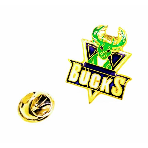 Pin de solapa NBA Bucks 27x20mm-Gemelolandia