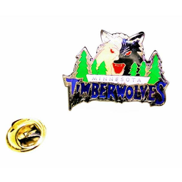 Pin de solapa NBA Minnesota Timberwolves 32x24mm-Gemelolandia