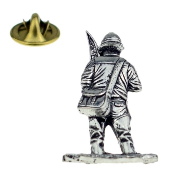 Pin de Solapa Pescador Plateado-Gemelolandia