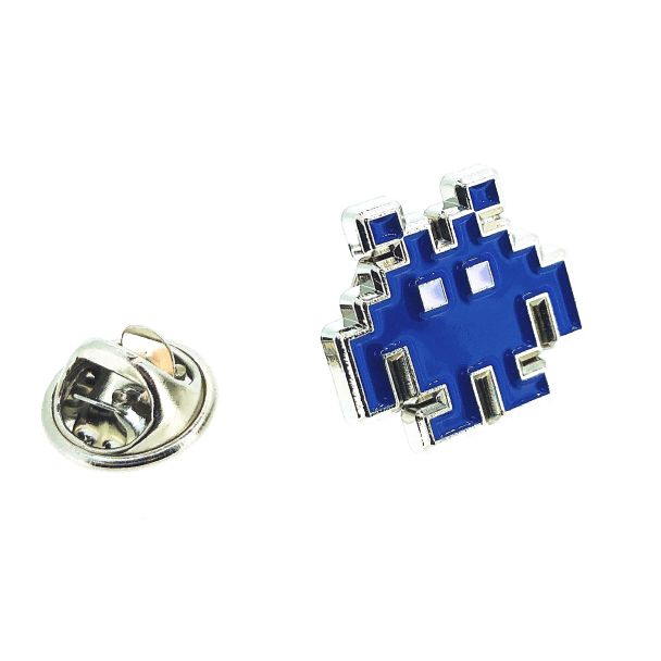 Pin de Solapa Space Invaders 8 bits Navy - Gemelolandia