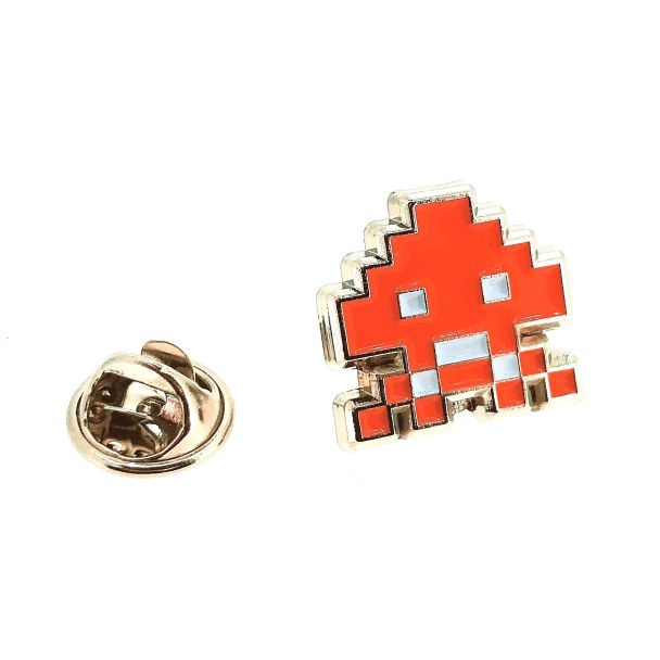Pin de Solapa Space Invaders 8 bits Orange - Gemelolandia