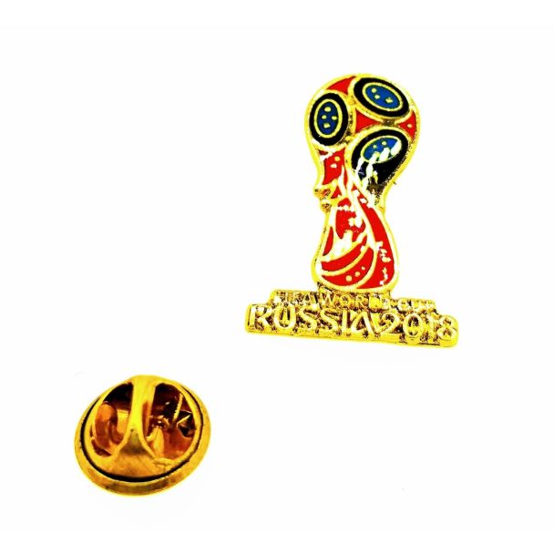 Pin de solapa Trofeo Mundial Rusia 2018 FIFA 27x20mm-Gemelolandia