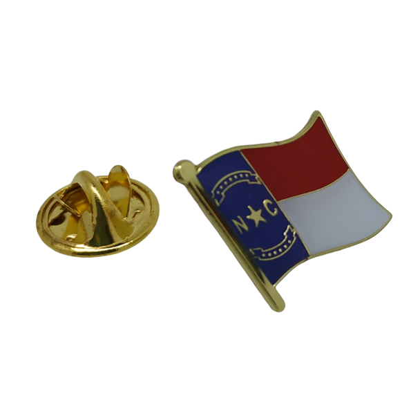 Pin de Solapa Bandera Estado North Carolina 15x10mm - Gemelolandia