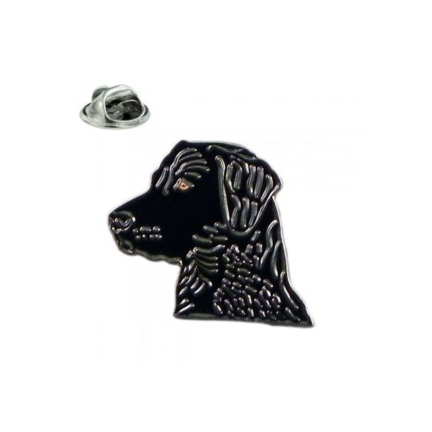 Pin de Solapa Labrador Negro 25x20mm - Gemelolandia