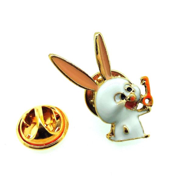 Pin Solapa Mascotas Conejo Snowball - Gemelolandia
