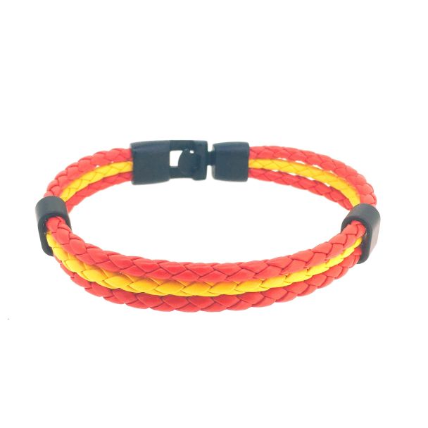 Pulsera Colores de España Cierre Negro 24 cm - Gemelolandia