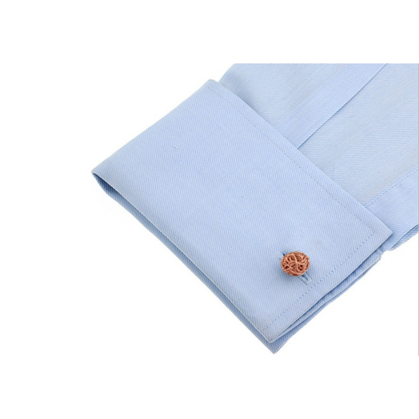 Gemelos de Camisa Borla Secession Rose Gold Plated Cufflinks 5