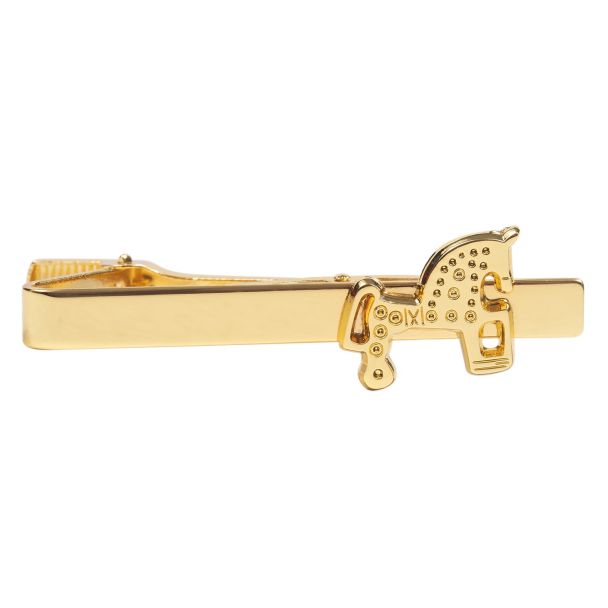 Golden Soria Horse Tie Clip