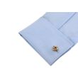 Gemelos para camisa Nudo Plated and Gold Double 04