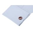 Gemelos de Camisa Escudo Capitán América mod 3 17x17mm - Gemelolandia