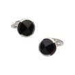 Gemelos de Camisa Piramidal Brigth Black 16mm - Gemelolandia