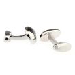 Gemelos para camisa Wedding Oval Negro 01